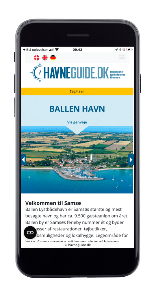 Blå Oplevelser App